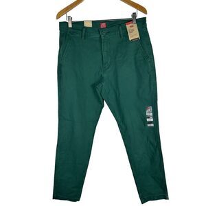 Levi's‎ XX Chino Relaxed Taper Pants Mens Green 34x31 (32x32 Tag) NWT